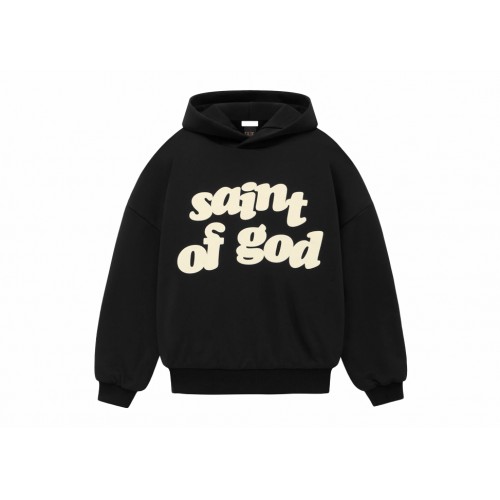Оригинальный шмот Fear of God x Saint Mxxxxxx Saint of God Hoodie Black