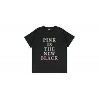Fragment x BLACKPINK Pink Is The New Black T-shirt Black
