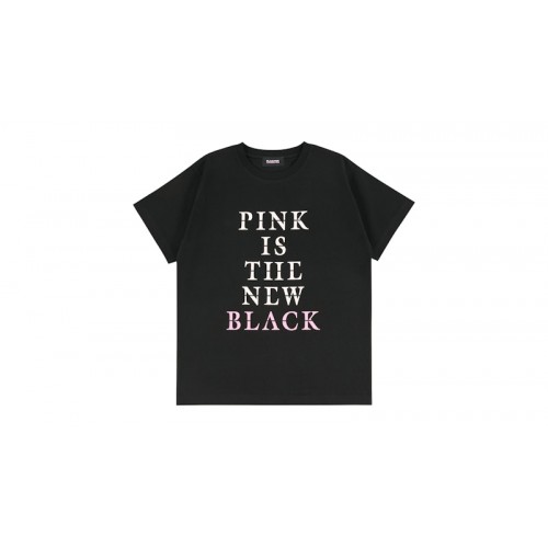 Fragment x BLACKPINK Pink Is The New Black T-shirt Black