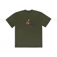 Jordan x Travis Scott Cactus Jack Moto Girl Tee Green