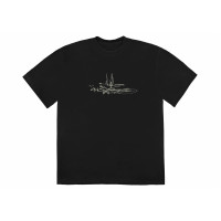 Jordan x Travis Scott Cactus Jack Scribble Tee Black