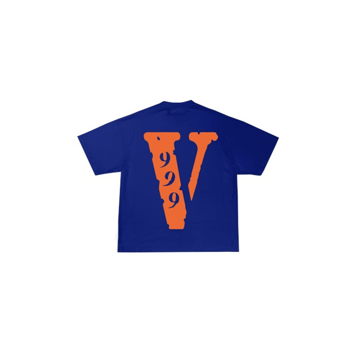 Футболка Juice Wrld x Vlone 999 Tee Blue Футболка Juice Wrld x Vlone 999 Tee Blue