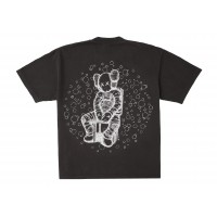 KAWS For Kid Cudi Moon Man GID Tee Vintage Black