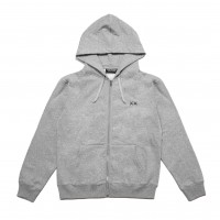 KAWS Holiday Changbai Mountain Zip Up Hoodie Grey