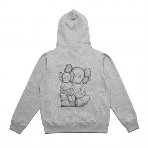 Оригинальный шмот KAWS Holiday Changbai Mountain Zip Up Hoodie Grey - 70см