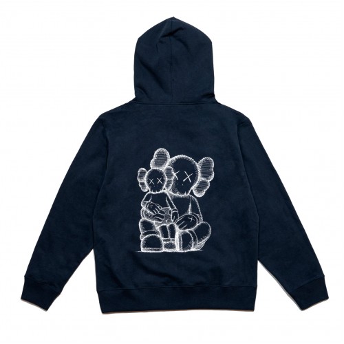 Оригинальный шмот KAWS Holiday Changbai Mountain Zip Up Hoodie Navy - 70см