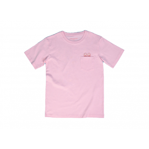 Оригинальный шмот KAWS HOLIDAY JAPAN Pocket T-Shirt Pink - 70см