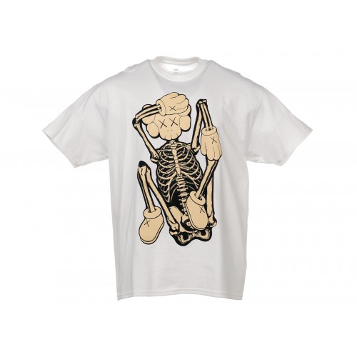 Оригинальный шмот KAWS SKELETON NEW FICTION T-shirt Bone - 70см