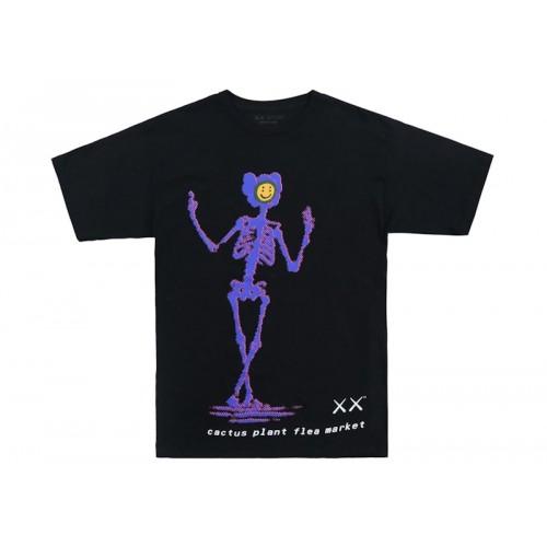 KAWS x Cactus Plant Flea Market T-shirt Black