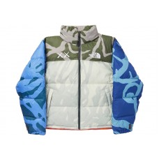 KAWS x The North Face Retro 1996 Nuptse Jacket Moonlight Ivory Nuptse Print