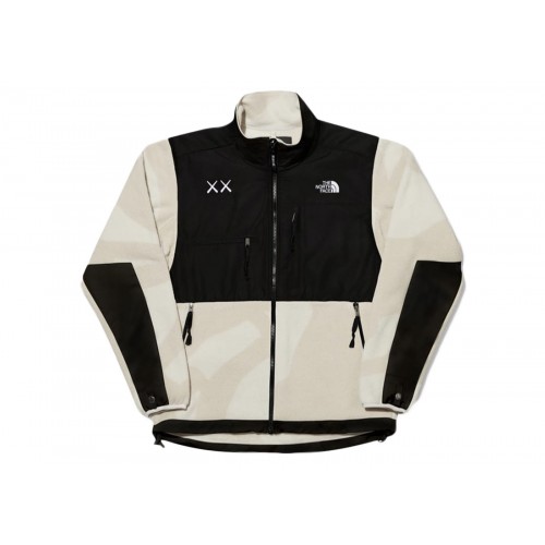 Оригинальный шмот KAWS x The North Face Retro 1995 Denali Jacket Moonlight Ivory - 70см