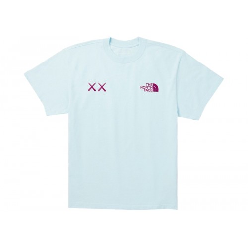 KAWS x The North Face Tee Ice Blue