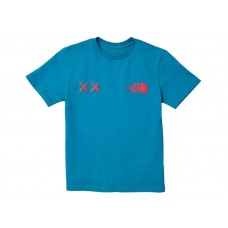 KAWS x The North Face Youth Tee Deep Lagoon