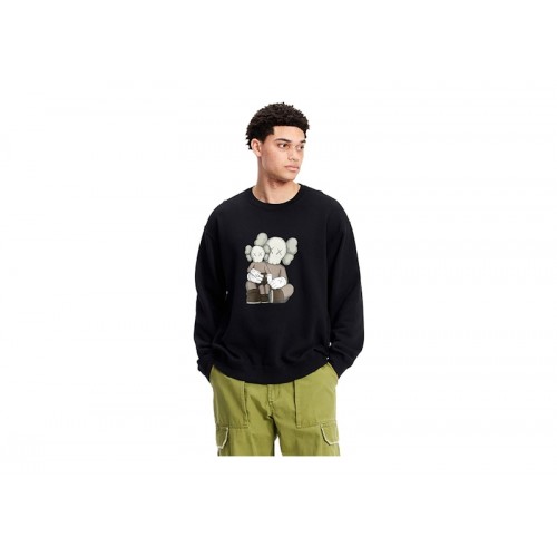 KAWS x Uniqlo Longsleeve Sweatshirt (US Sizing) Black KAWS x Uniqlo Longsleeve Sweatshirt (US Sizing) Black