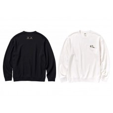 KAWS x Uniqlo Longsleeve Sweatshirt Set (Asia Sizing) Off White/Black