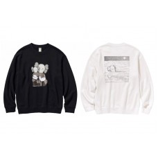 KAWS x Uniqlo Longsleeve Sweatshirt (Set of 2) Off White/Black