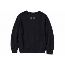 KAWS x Uniqlo Kids Longsleeve Sweatshirt (US Sizing) Black