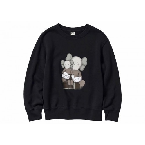 KAWS x Uniqlo Kids Longsleeve Sweatshirt (US Sizing) Black