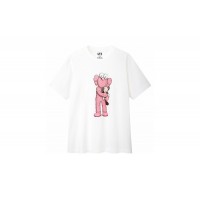 KAWS x Uniqlo Pink BFF Tee (US Sizing) White
