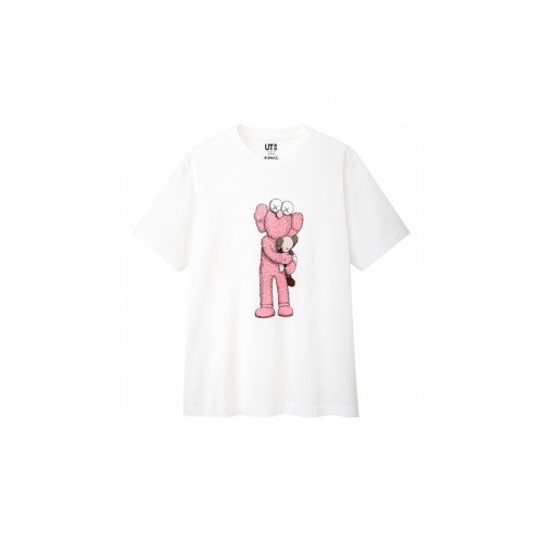 KAWS x Uniqlo Pink BFF Tee (US Sizing) White