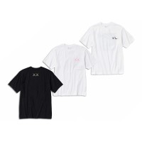 KAWS x Uniqlo UT Short Sleeve Graphic T-shirt Set (Asia Sizing) White/Black