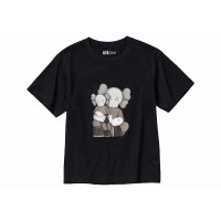 KAWS x Uniqlo Kids UT Short Sleeve Graphic T-shirt (US Sizing) Black