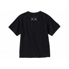 KAWS x Uniqlo Kids UT Short Sleeve Graphic T-shirt (US Sizing) Black