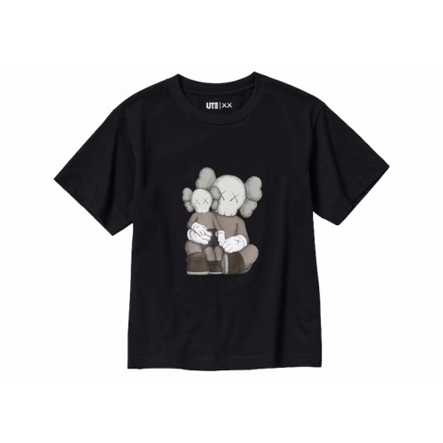 KAWS x Uniqlo Kids UT Short Sleeve Graphic T-shirt (US Sizing) Black