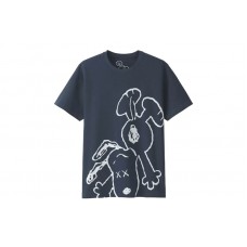 KAWS x Uniqlo x Peanuts Snoopy Falling Tee Navy
