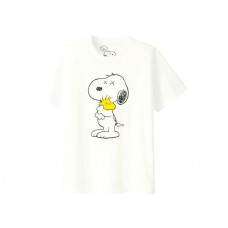 KAWS x Uniqlo x Peanuts Snoopy & Woodstock Tee (Japanese Sizing) White