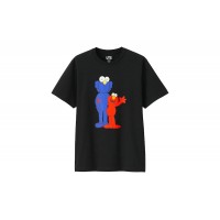 KAWS x Uniqlo x Sesame Street BFF Elmo Tee Black