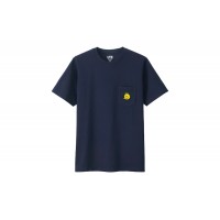 KAWS x Uniqlo x Sesame Street Big Bird Pocket Tee Navy