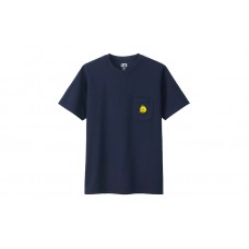 KAWS x Uniqlo x Sesame Street Big Bird Pocket Tee Navy