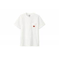 KAWS x Uniqlo x Sesame Street Elmo Pocket Tee White
