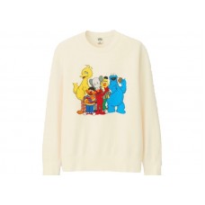 KAWS x Uniqlo x Sesame Street Group #2 Sweatshirt (Japanese Sizing) Natural