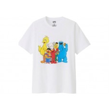 KAWS x Uniqlo x Sesame Street Group #2 Tee (Japanese Sizing) White