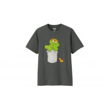 KAWS x Uniqlo x Sesame Street Oscar The Grouch Tee Gray