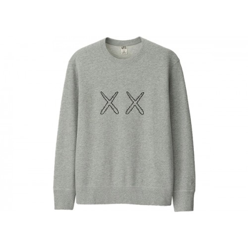 Оригинальный шмот KAWS x Uniqlo x Sesame Street XX Sweatshirt (Japanese Sizing) Gray - 70см