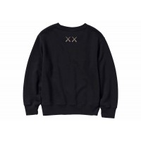 KAWS x Uniqlo Youth Longsleeve Sweatshirt (Asia Sizing) Black