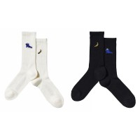 KAWS x Uniqlo Warhol 473504 Socks (Set of 2) Black/White