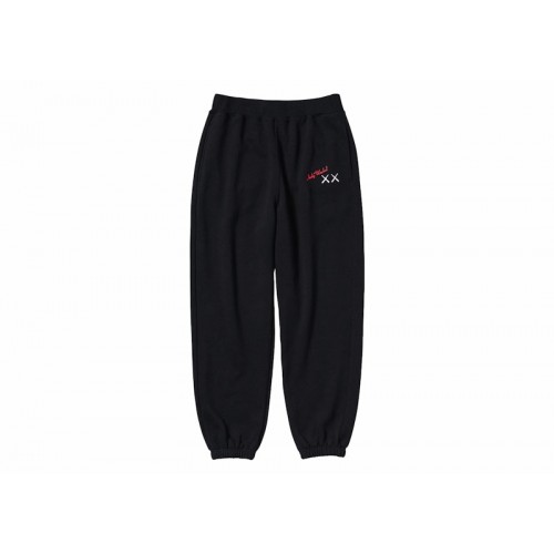 KAWS x Uniqlo Warhol Kids 476418 Sweatpants Black KAWS x Uniqlo Warhol Kids 476418 Sweatpants Black