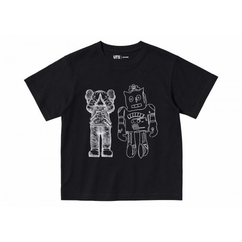 KAWS x Uniqlo Warhol Kids UT Graphic 476424 T-shirt Black KAWS x Uniqlo Warhol Kids UT Graphic 476424 T-shirt Black