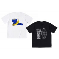KAWS x Uniqlo Warhol UT Graphic 476351/471321 T-shirt Set White/Black
