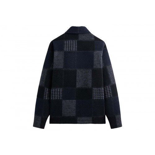 Оригинальный шмот Kith Patchwork Wool Coaches Jacket Nocturnal