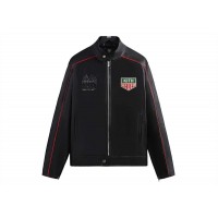 Kith x TAG Heuer Formula 1 Leather Racing Jacket Black