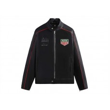 Kith x TAG Heuer Formula 1 Leather Racing Jacket Black