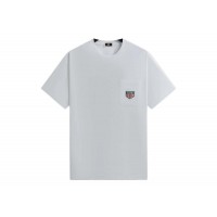 Kith x TAG Heuer Formula 1 Badge Pocket Tee White