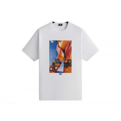 Оригинальный шмот Kith x TAG Heuer Formula 1 Scuba Vintage Tee White