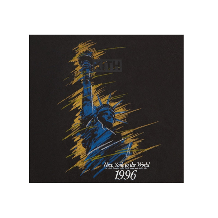 Kith 96 NY Vintage Tee Black Kith 96 NY Vintage Tee Black