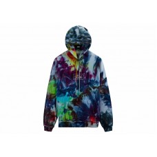 Kith Advisory Board Crystals Tie Dye Hoodie Blue